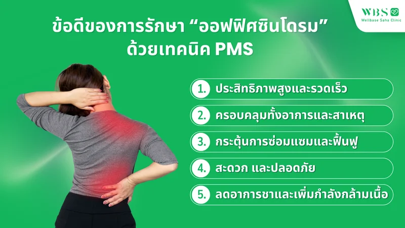 ข้อดีของการรักษาด้วยเทคนิค PMS